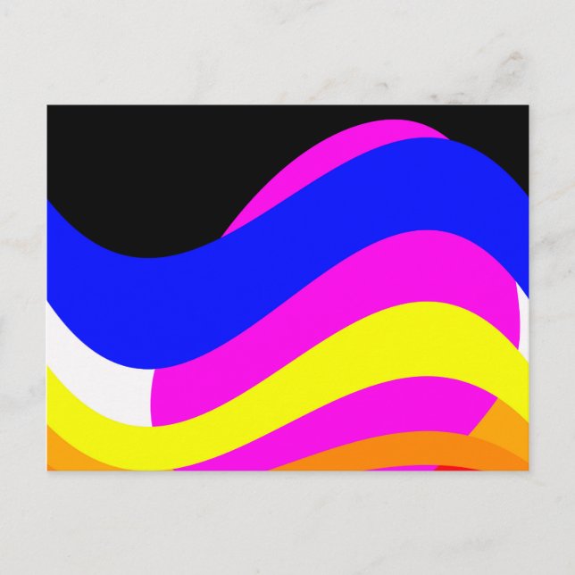 Solnedgång på havet vykort (Framsida)