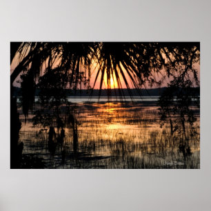 Solnedgång på Hilton Head #2 Poster