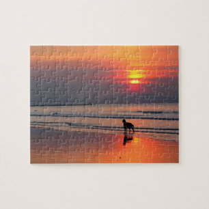 Solnedgång på Irländska sjön - 8 x 10 - 110 pcs Pussel