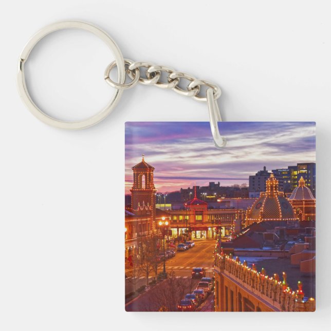 Solnedgång på Kansas City Plaza Ljus Underlägg (Framsidan)