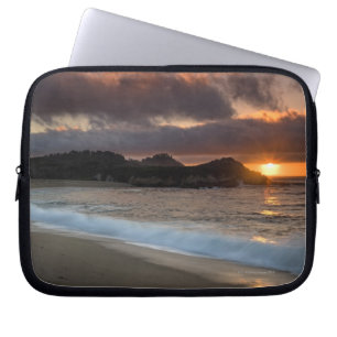 Solnedgång på klosterstranden, Carmel, Laptop Fodral