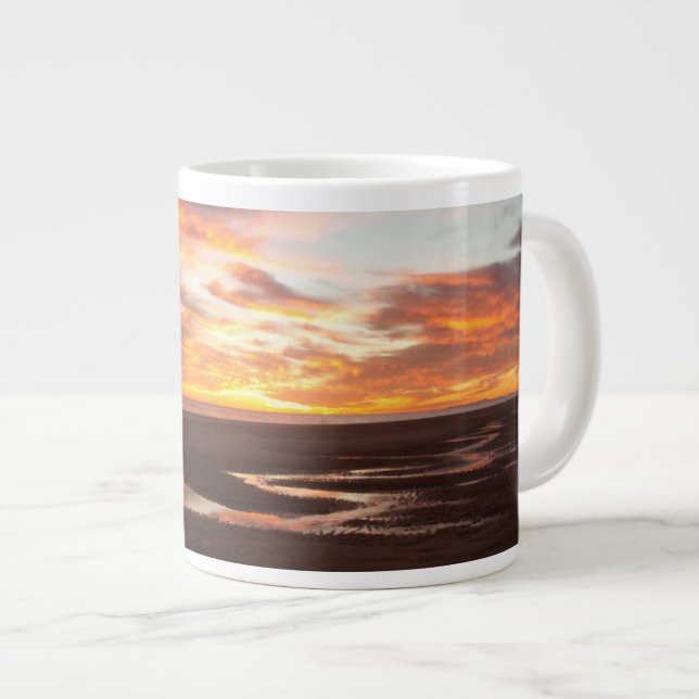 Solnedgång på Kortez hav Jumbo Mugg (Framsida höger)