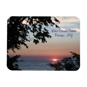 Solnedgång på Lake Ontario Magnet