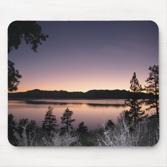 Solnedgång på Lake Tahoe Musmatta (Framsidan)