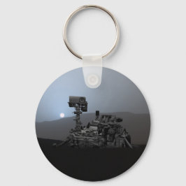Solnedgång på Mars Curiosity Rover Nyckelring