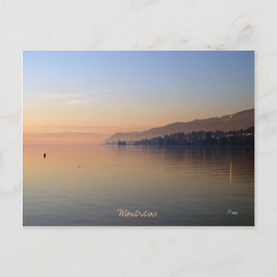 solnedgång på Montreux Vykort