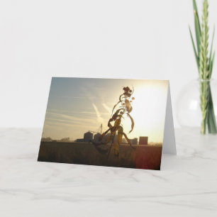 Solnedgång på morgonen Sol, Iowa Kort