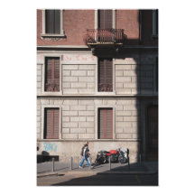 Solnedgång på motorcykel