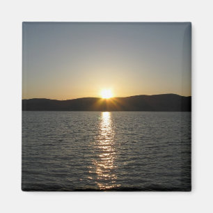Solnedgång på Onota Sjö: Lodrät Magnet