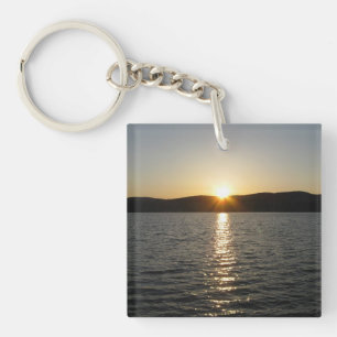 Solnedgång på Onota Sjö: Vågrät