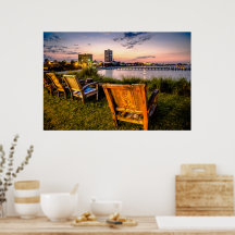 Solnedgång på Pensacola Beach Photo