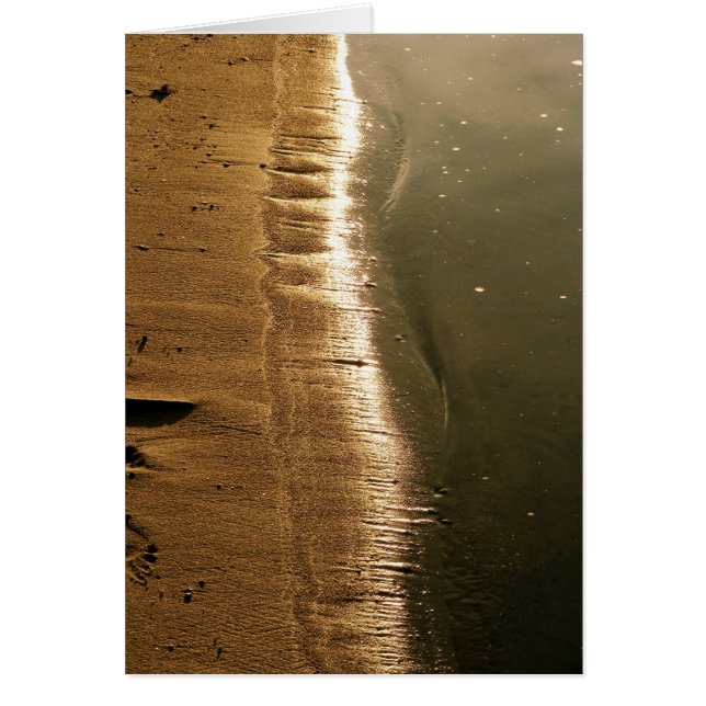 Solnedgång på shorelinen OBS kort (Framsidan)