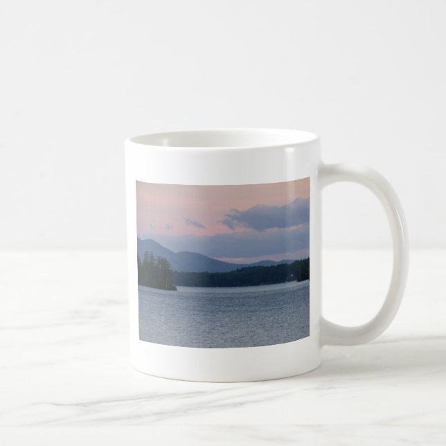 Solnedgång på sjön 2 kaffemugg (Höger)