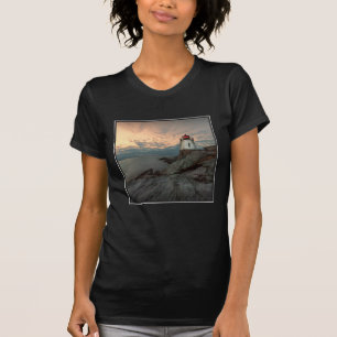 Solnedgång på slottbackefyren tee shirt