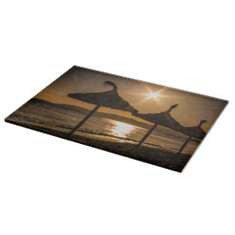 Solnedgång på stranden, Mallorca, Spanien