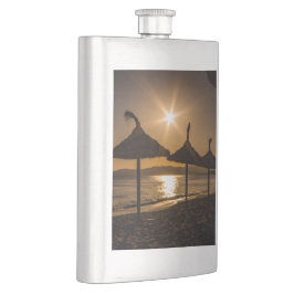 Solnedgång på stranden, Mallorca, Spanien Fickplunta