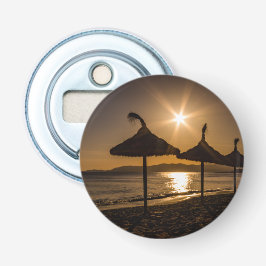 Solnedgång på stranden, Mallorca, Spanien Flasköppnare