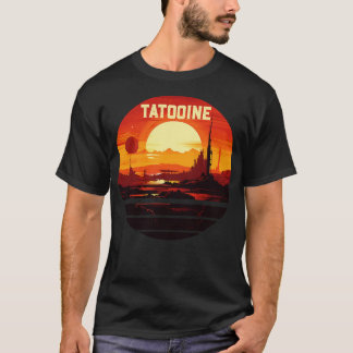 Solnedgång på tooine t shirt