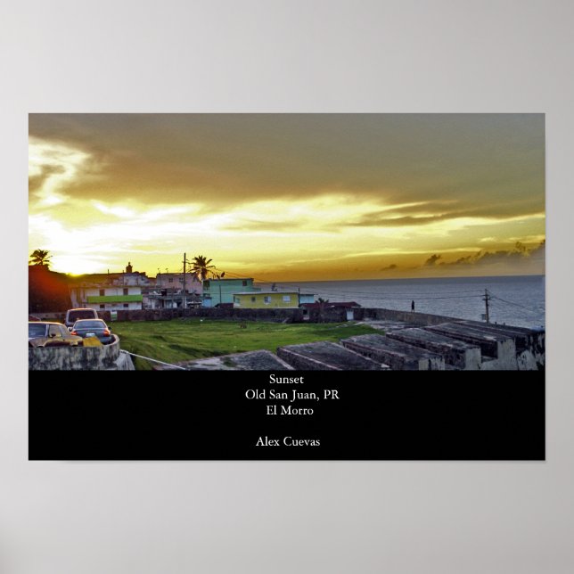 Solnedgång Poster (Framsidan)