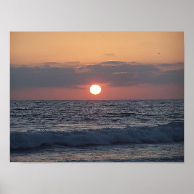 solnedgång poster (Framsidan)