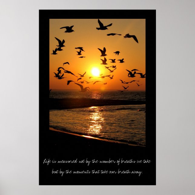 Solnedgång poster (Framsidan)