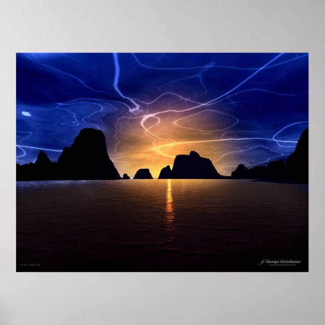 Solnedgång Poster (Framsidan)