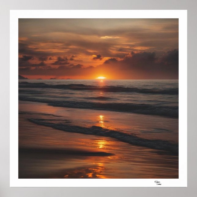 Solnedgång Poster (Framsidan)