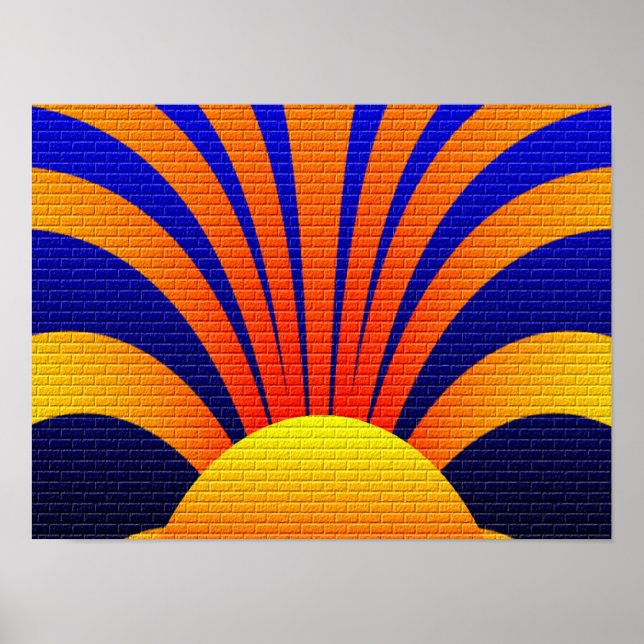 Solnedgång Poster (Framsidan)