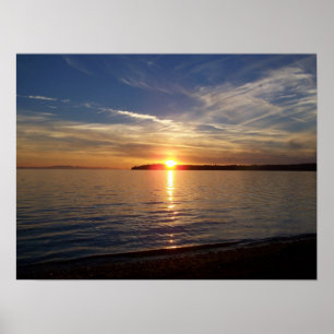 solnedgång poster
