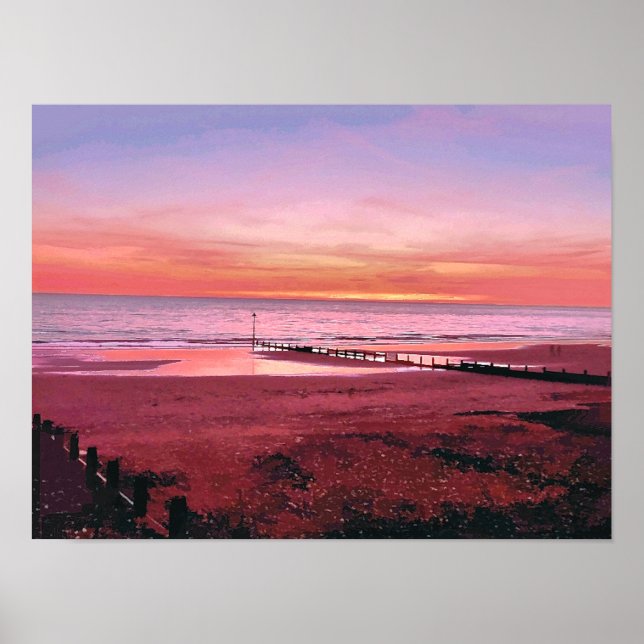 SOLNEDGÅNG POSTER (Framsidan)