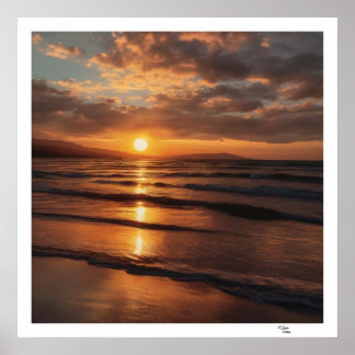 Solnedgång Poster