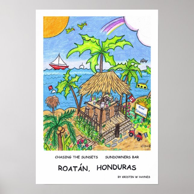 Solnedgång Poster (Framsidan)