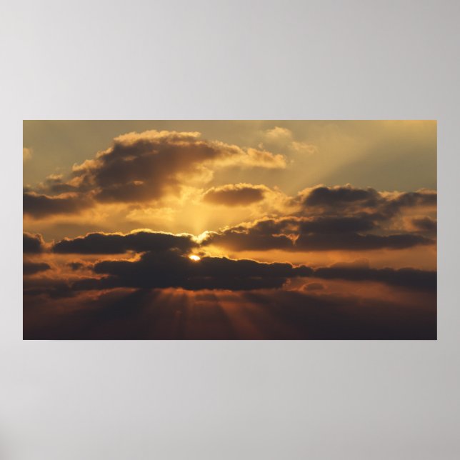 Solnedgång Poster (Framsidan)