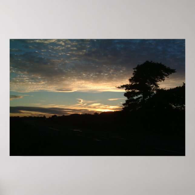 Solnedgång Poster (Framsidan)