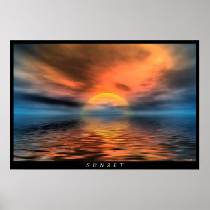 Solnedgång Poster