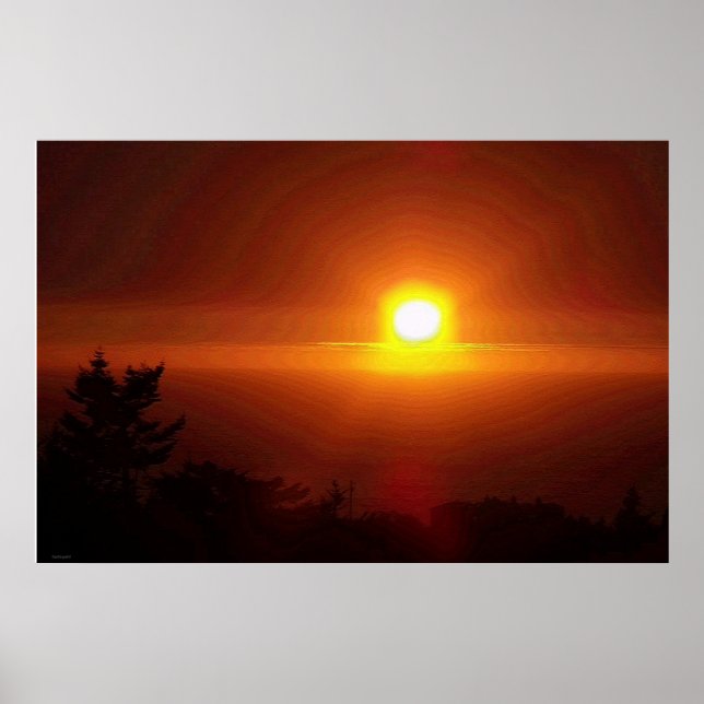 Solnedgång Poster (Framsidan)