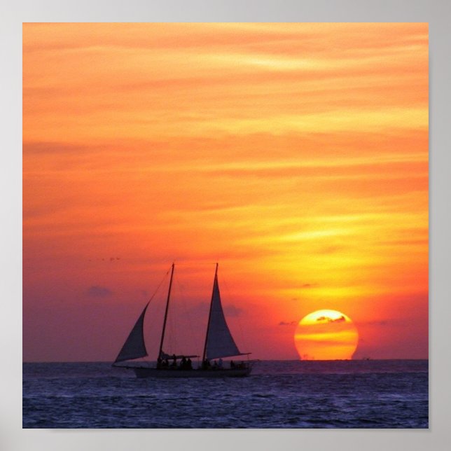 Solnedgång Poster (Framsidan)