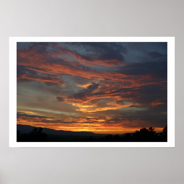 Solnedgång Poster (Framsidan)