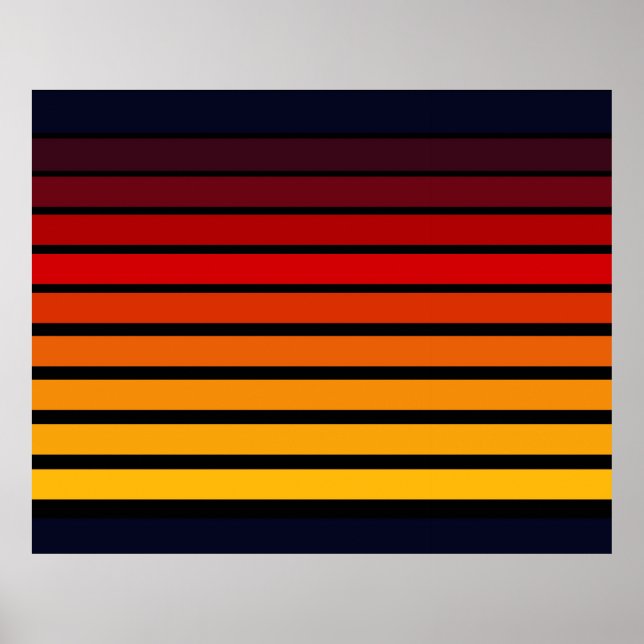 Solnedgång Poster (Framsidan)