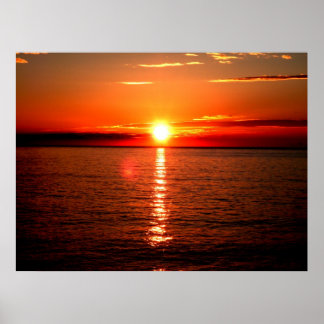 Solnedgång poster