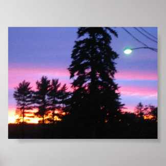 Solnedgång Poster