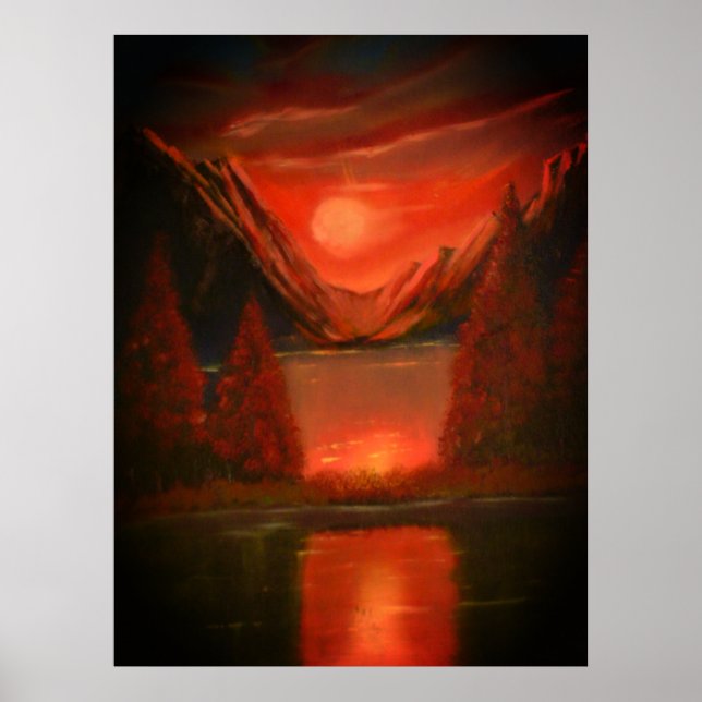 Solnedgång Poster (Framsidan)