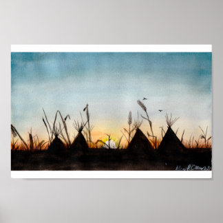Solnedgång Poster