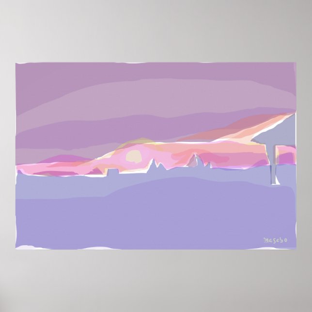 Solnedgång Poster (Framsidan)