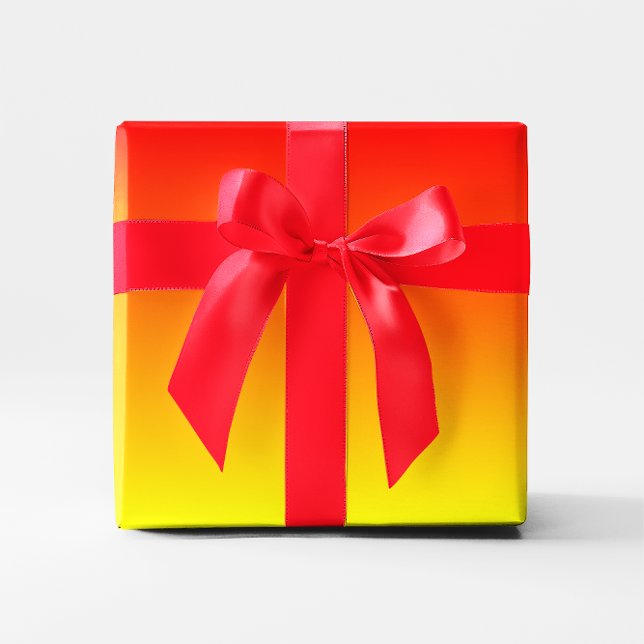 Solnedgång Presentpapper (Sunset Gradient Wrapping Paper)