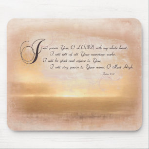 Solnedgång & Psalms/inspireras bibelVerses Musmatta