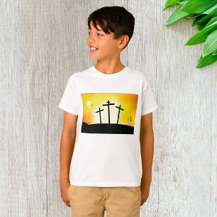 Solnedgång Religiösa Kor Boys T Shirt