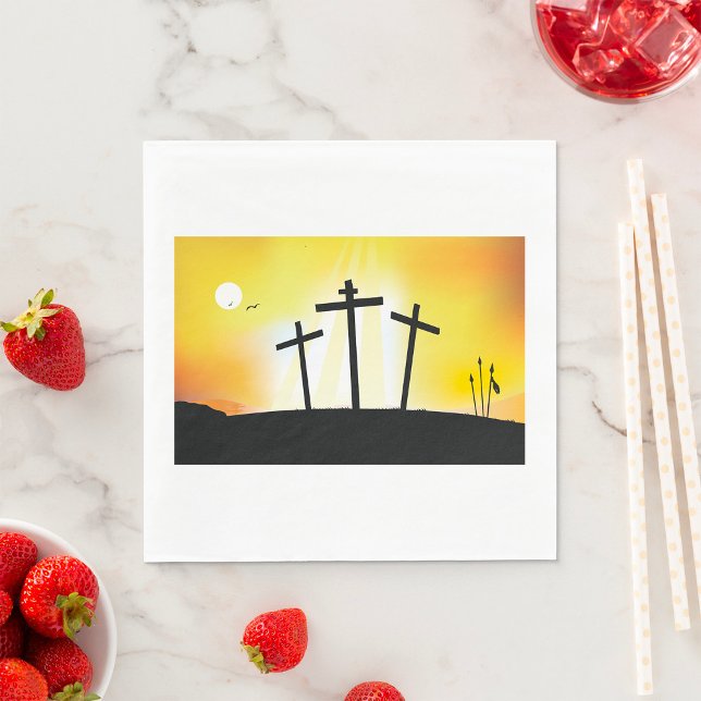 Solnedgång Religiösa Kor Pappersservett (Skapare uppladdad)