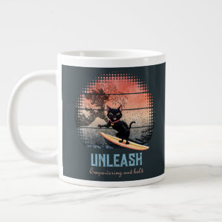 Solnedgång - Riding Cat Jumbo Mugg