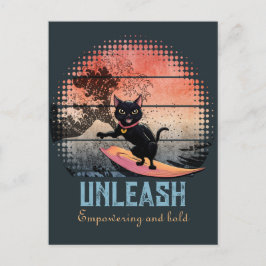 Solnedgång - Riding Cat Vykort